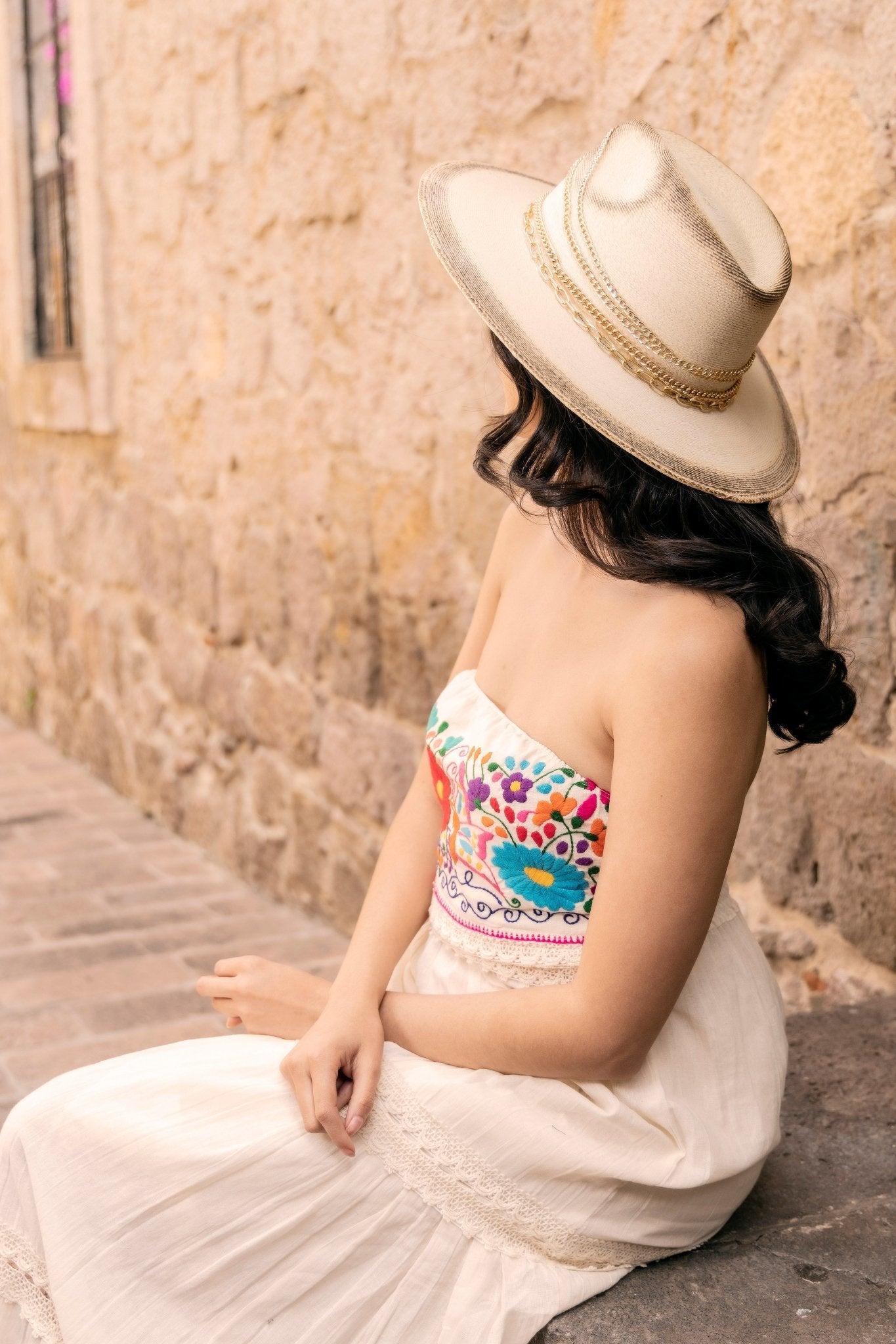 Mexican Elegant Palm Hat. Sombrero Karla - Solei Store