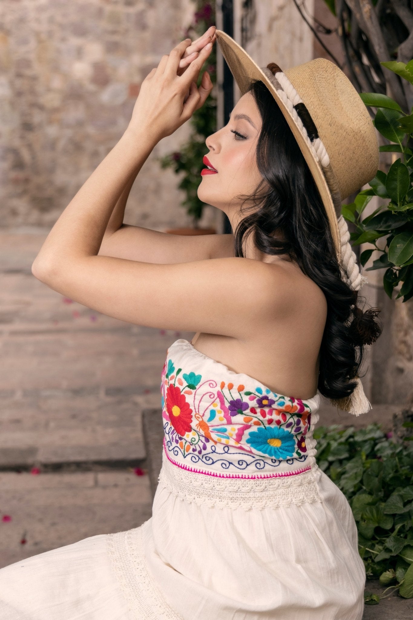 Mexican Elegant Palm Hat. Sombrero Teresa. - Solei Store
