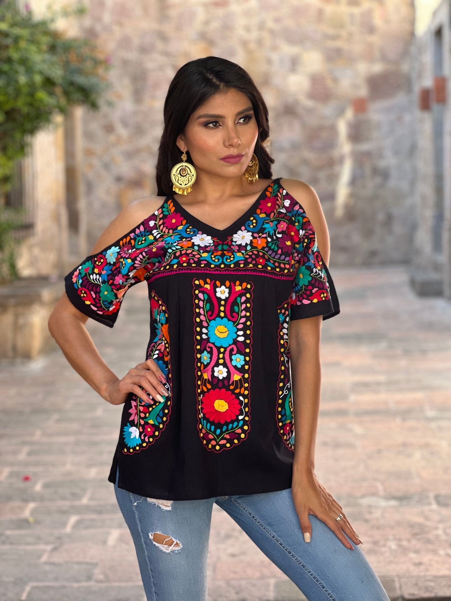 Mexican Fashion Blouse. Carmina Blouse. - Solei Store