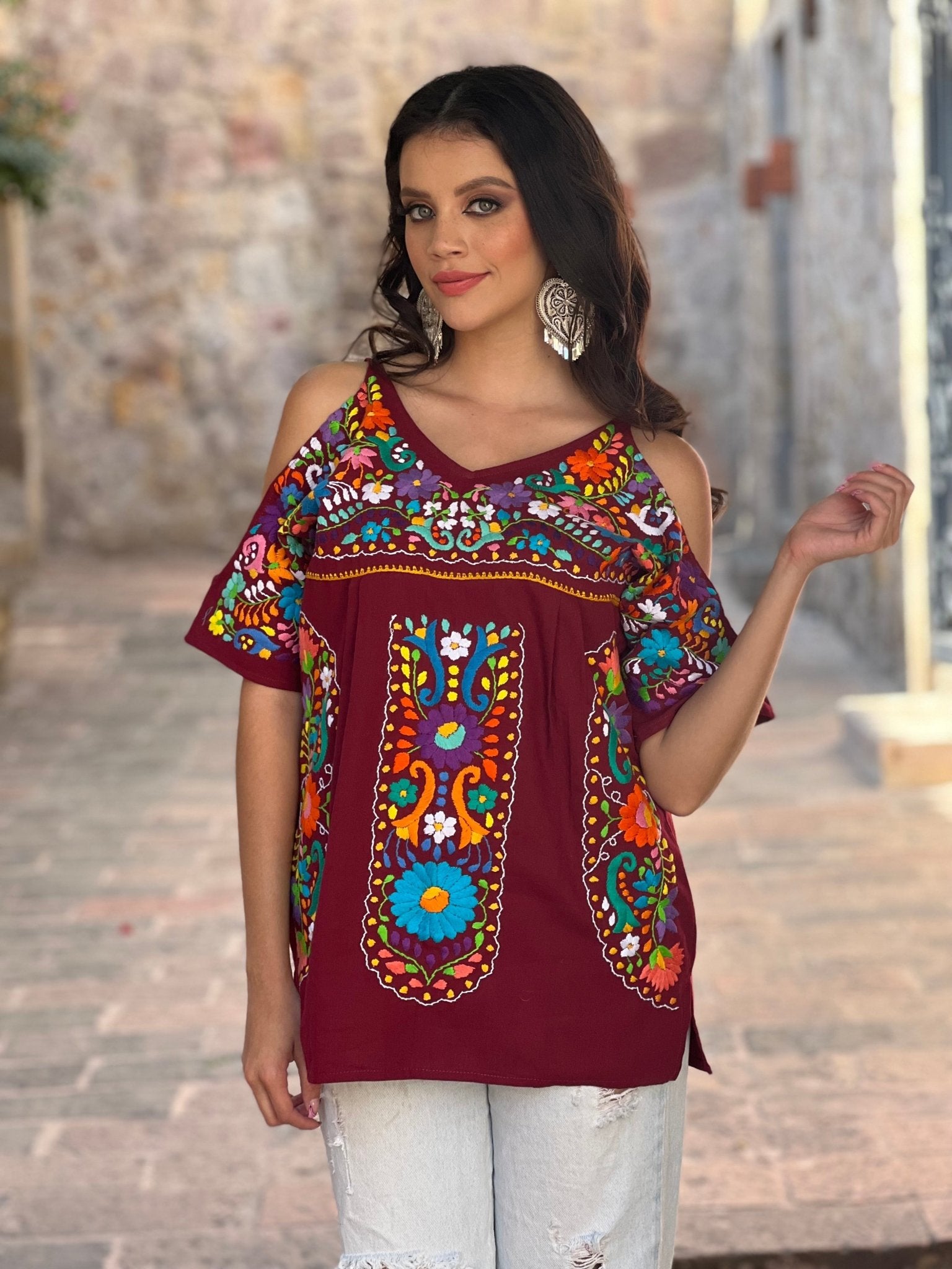 Mexican Fashion Blouse. Carmina Blouse. - Solei Store