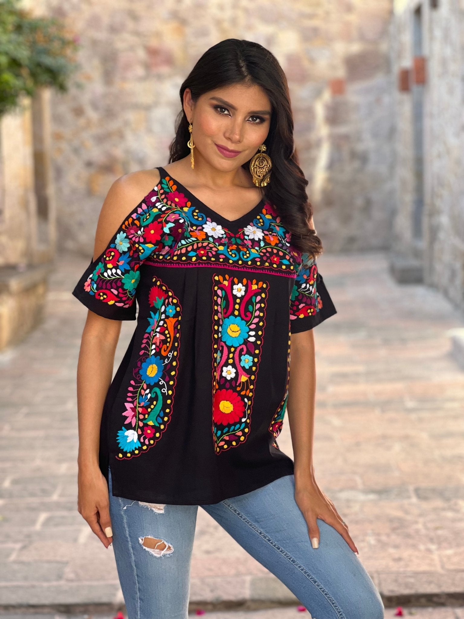 Mexican Fashion Blouse. Carmina Blouse. - Solei Store