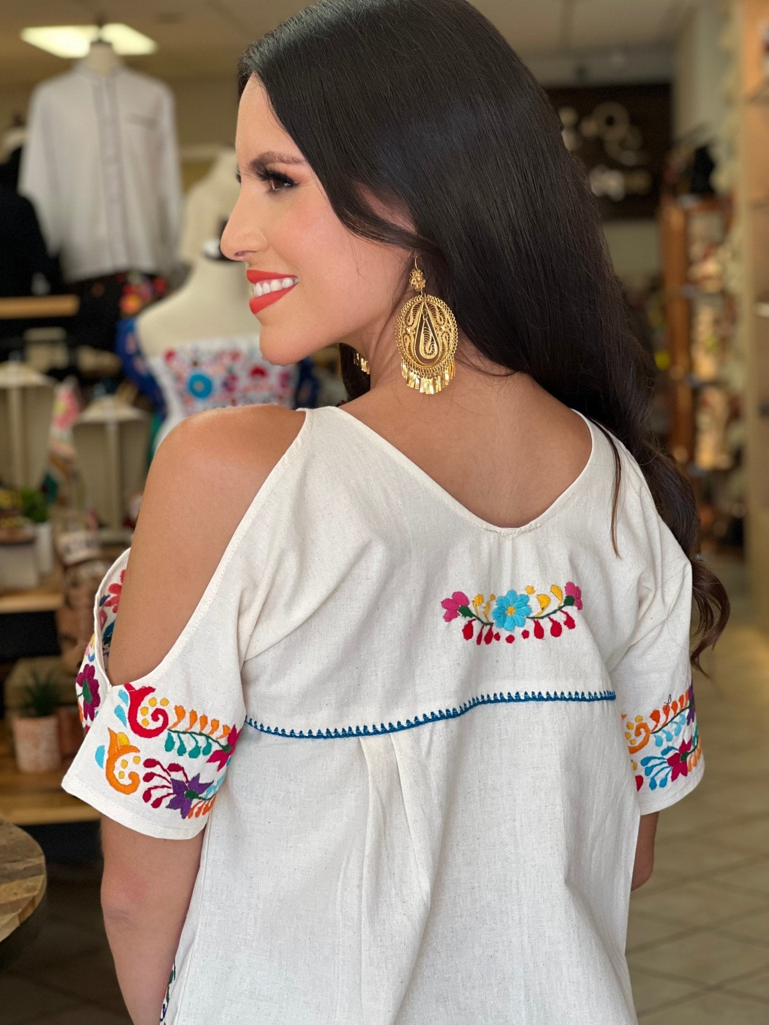 Mexican Fashion Blouse. Carmina Blouse. - Solei Store