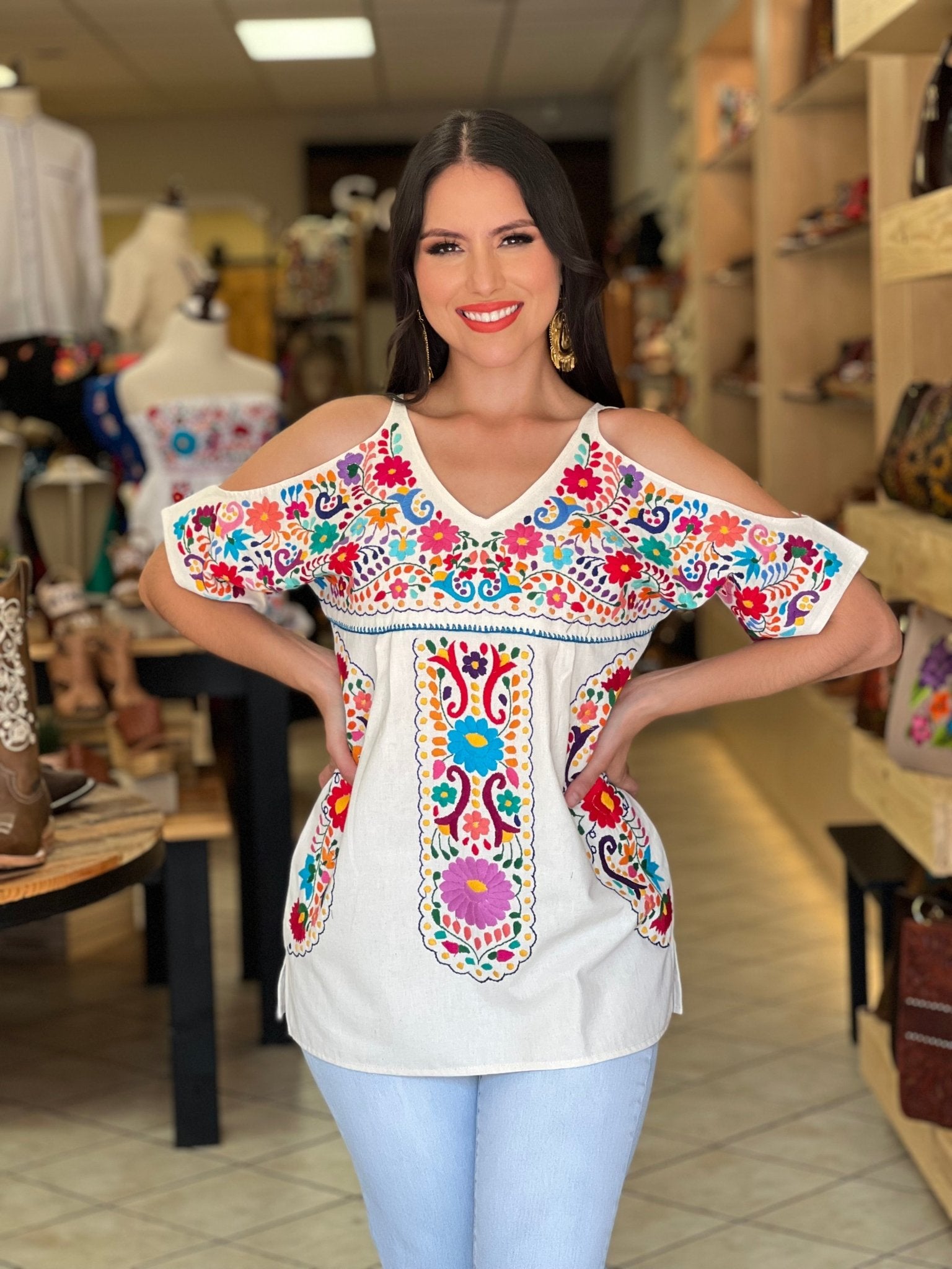 Mexican Fashion Blouse. Carmina Blouse. - Solei Store