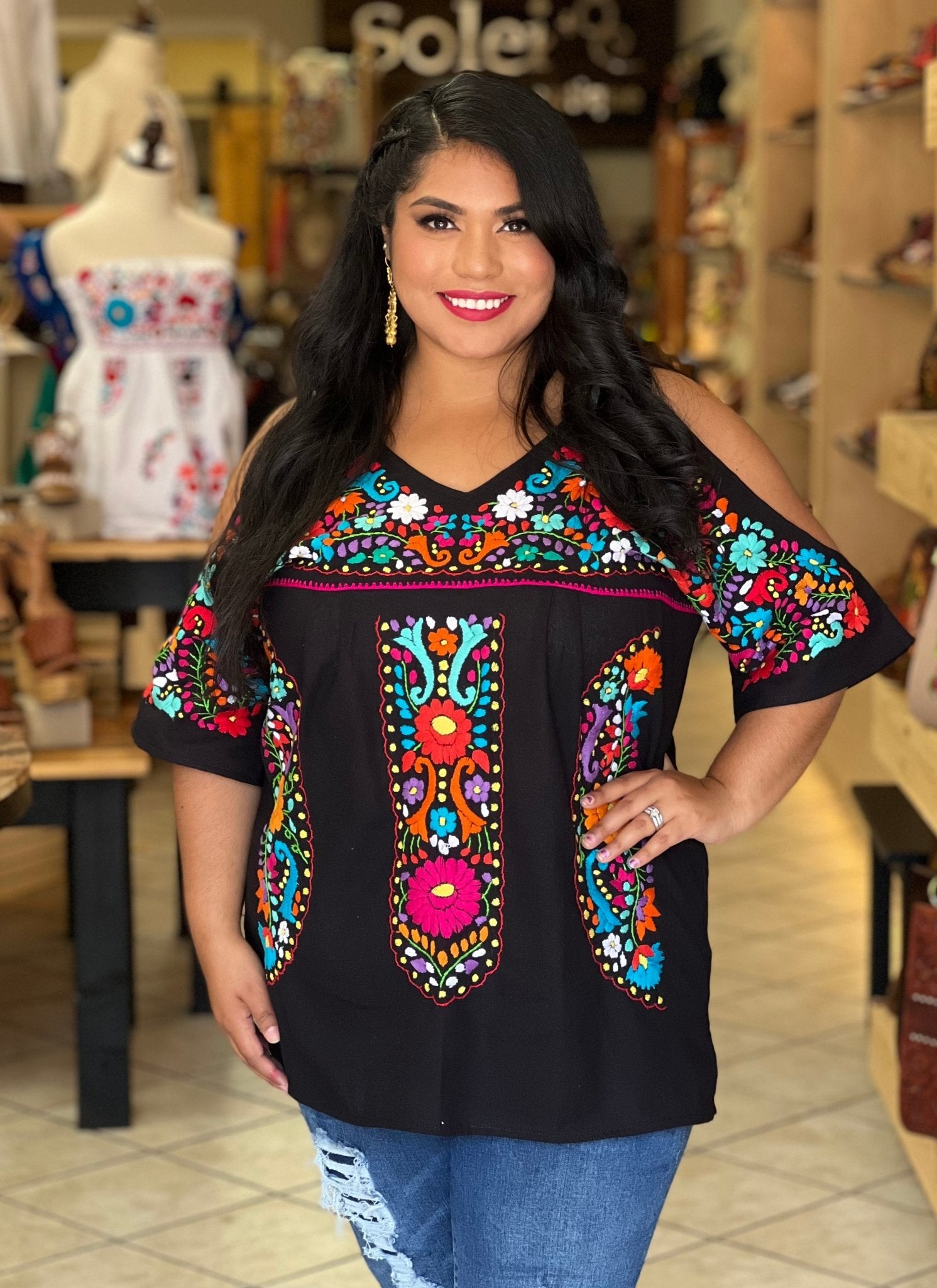 Mexican Fashion Blouse. Carmina Blouse. - Solei Store