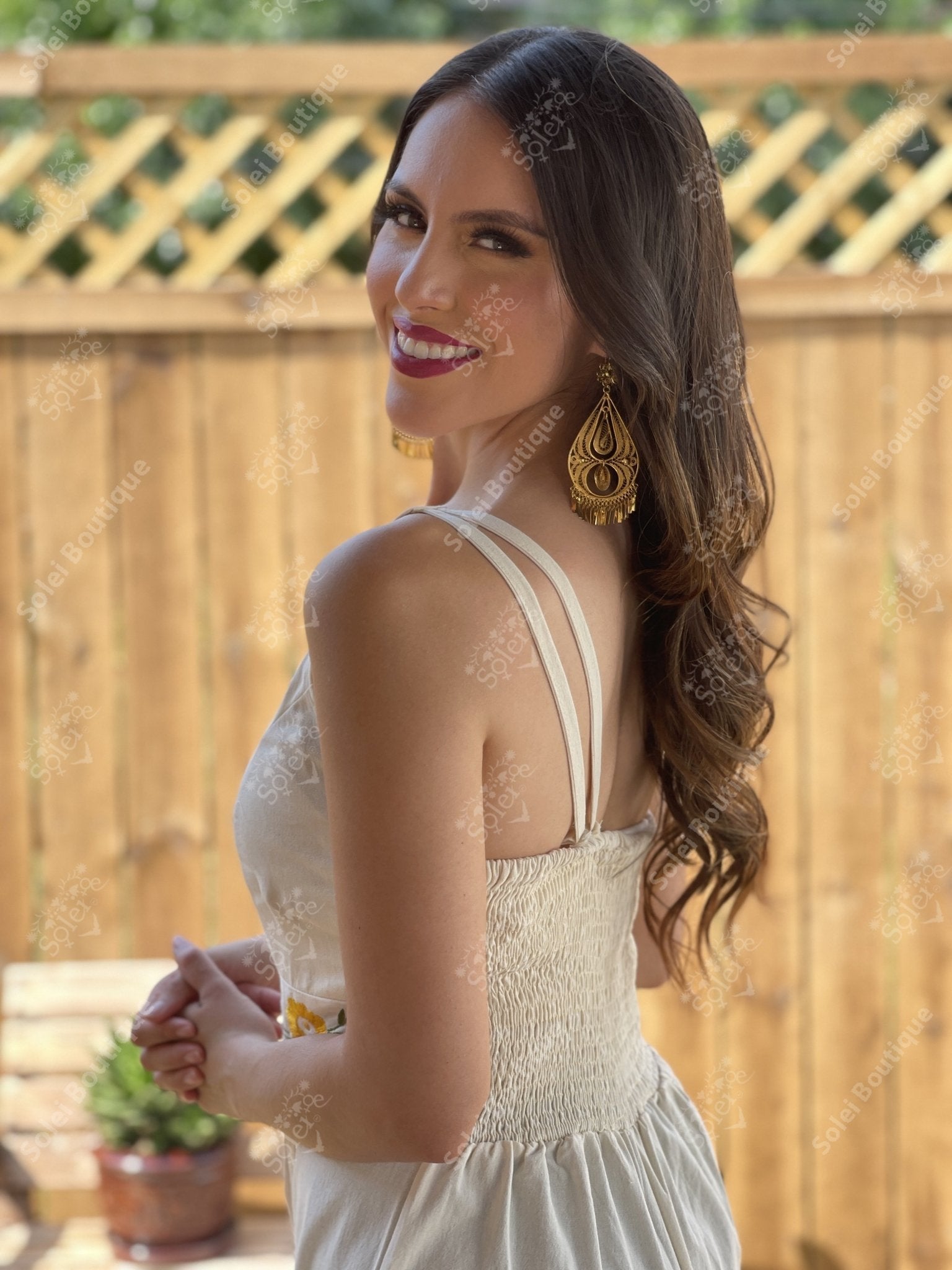 Mexican Floral Embroidered Romper Cinthia - Solei Store