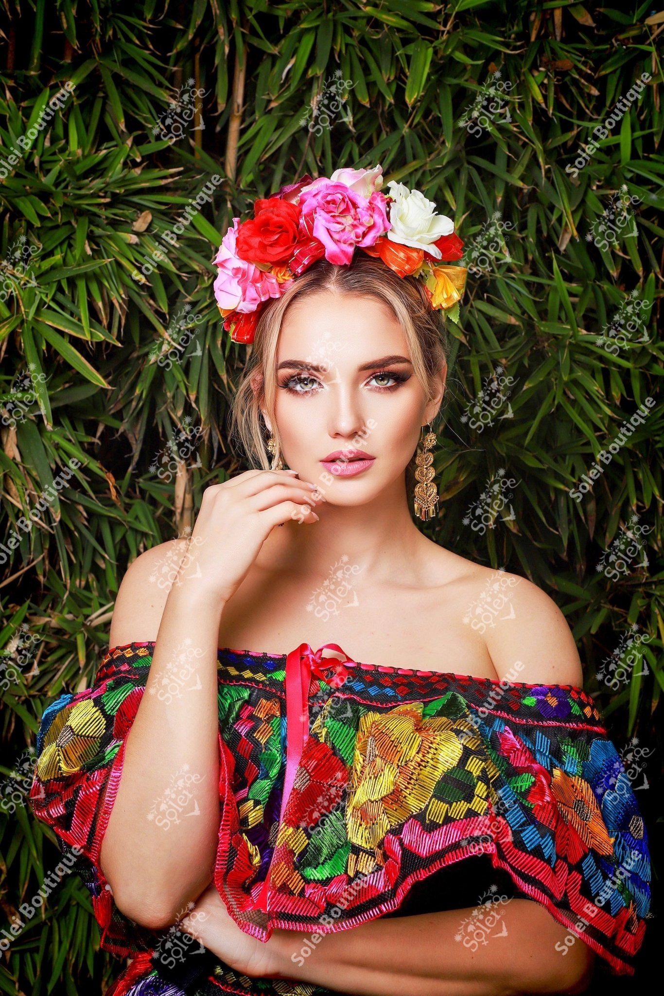 Mexican Flower Tehuana Headband - Solei Store