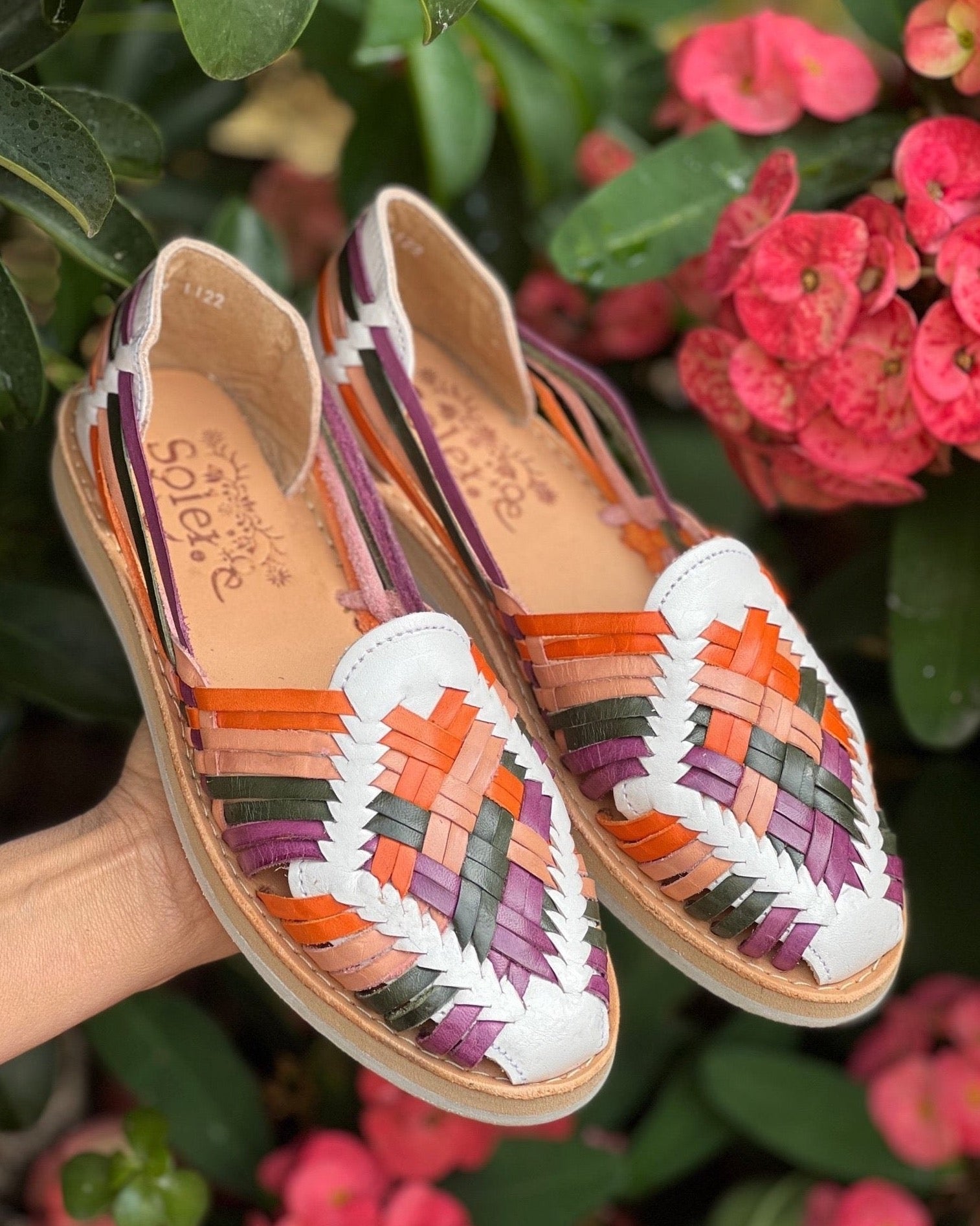 Mexican Leather Huaraches. Huarache Delia - Solei Store