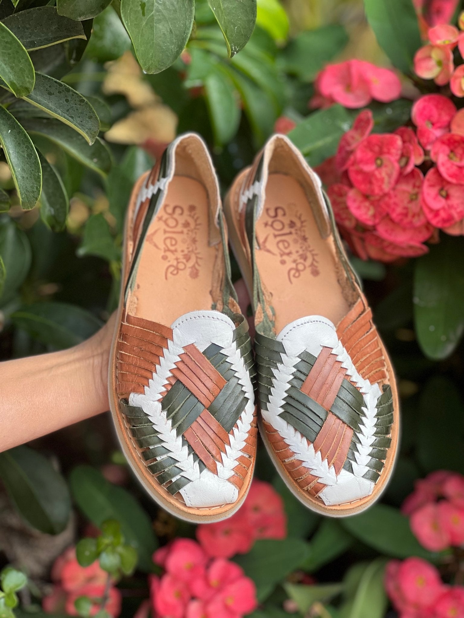 Mexican Leather Huaraches. Huarache Delia - Solei Store