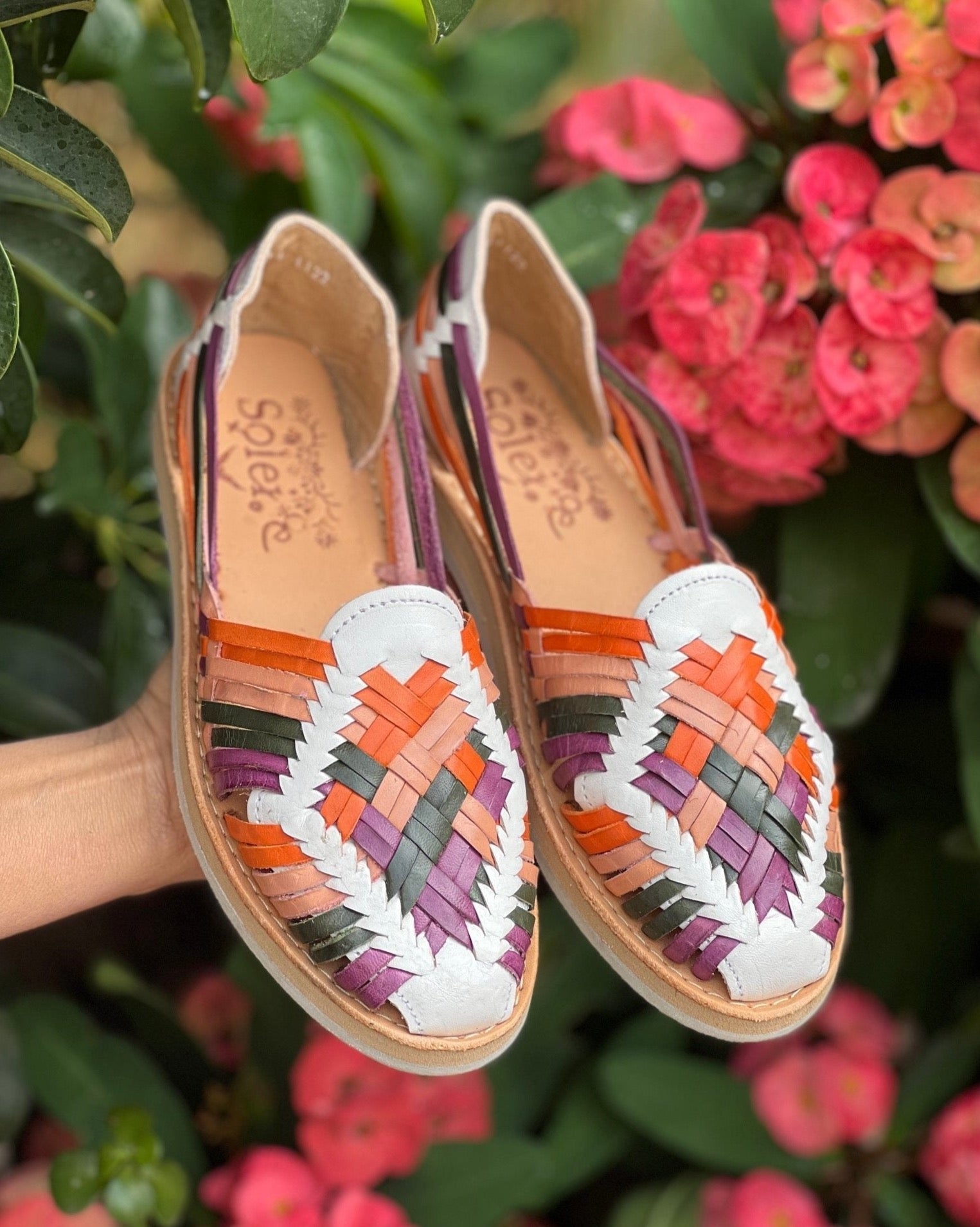 Mexican Leather Huaraches. Huarache Delia - Solei Store