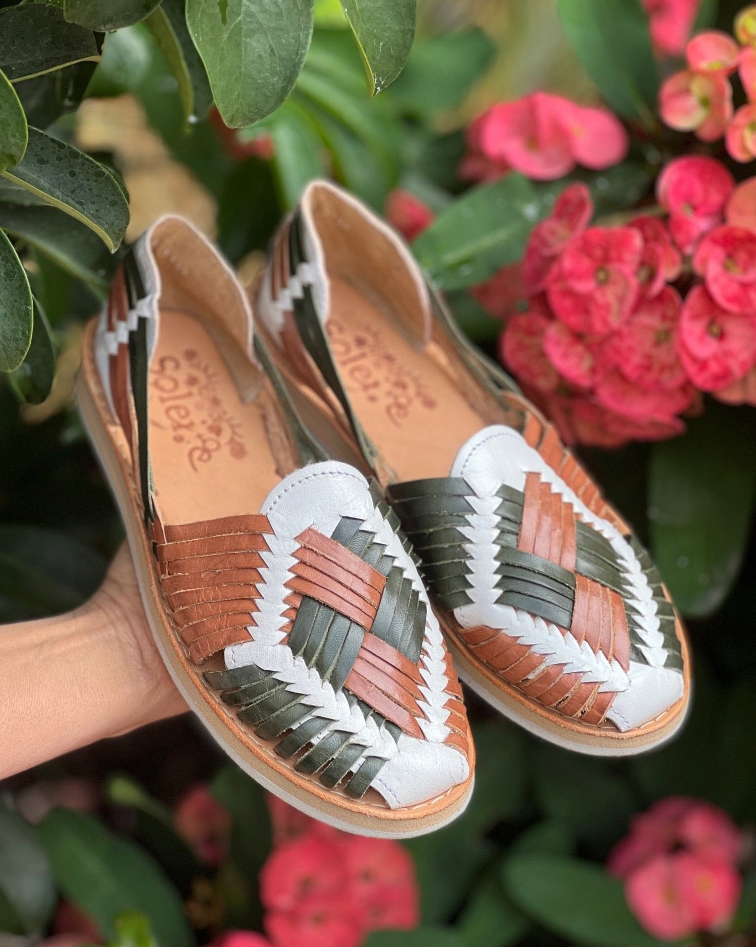 Mexican Leather Huaraches. Huarache Delia - Solei Store