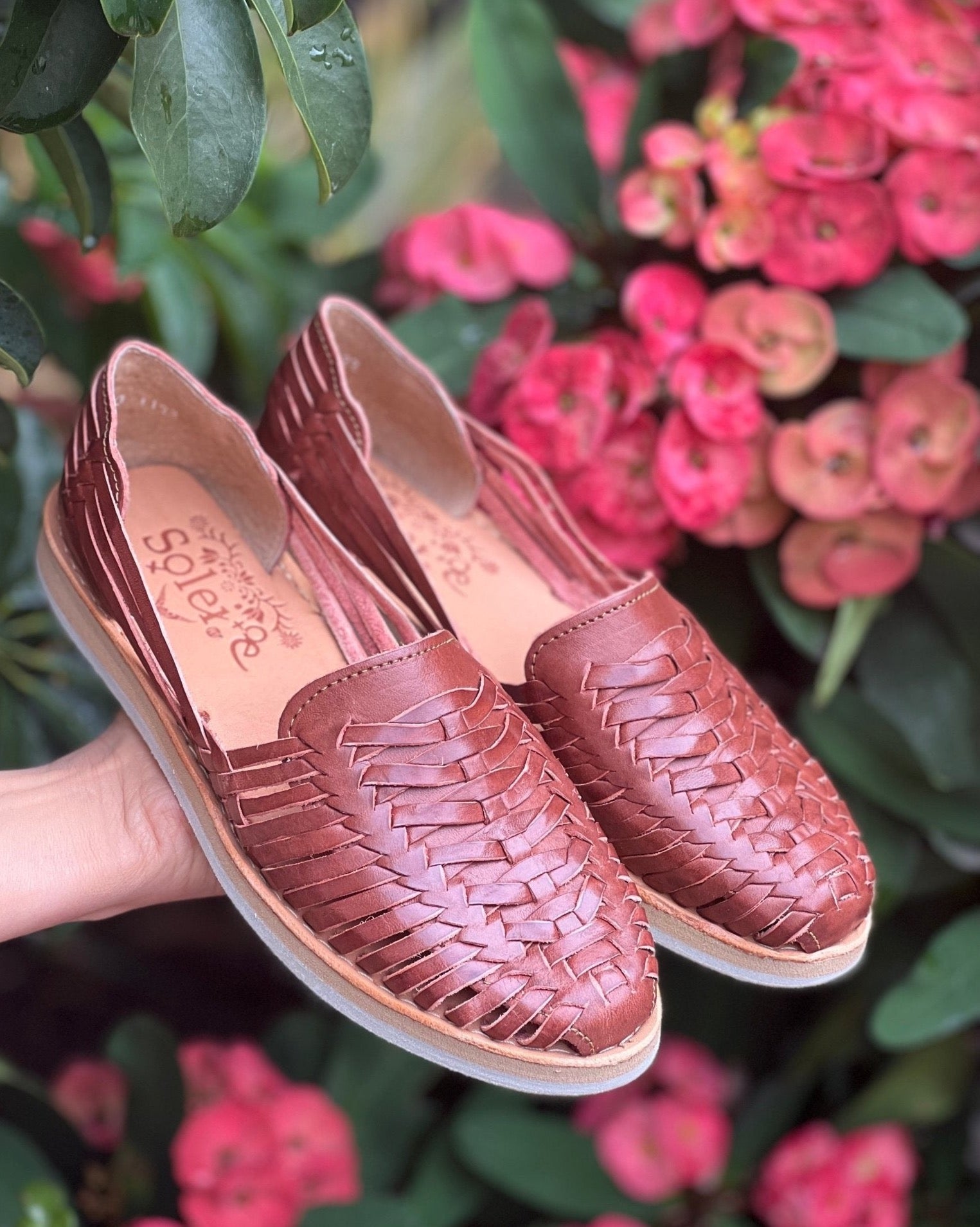Mexican Leather Huaraches. Huarache Oralia - Solei Store