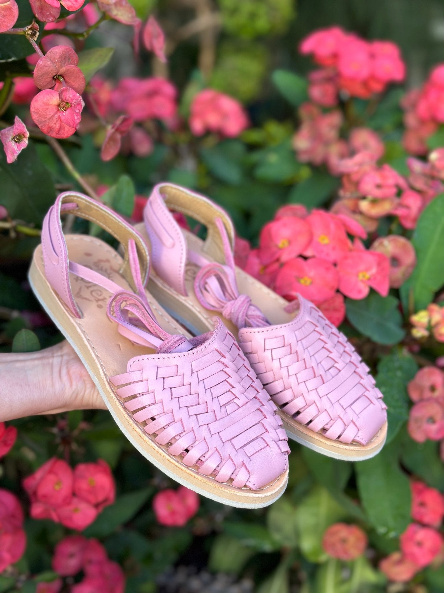 Mexican Leather Huaraches with Strap. Huarache Brenda - Solei Store