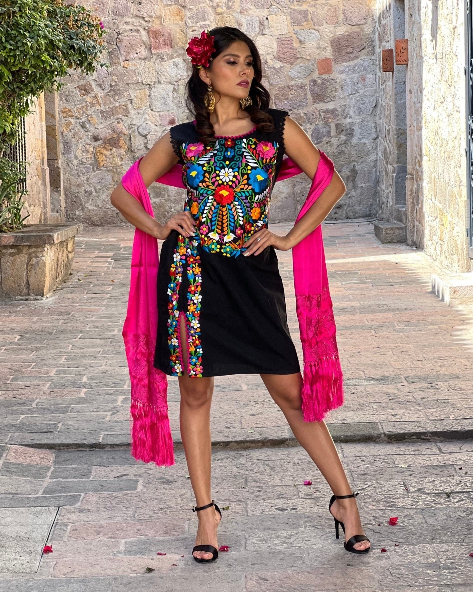 Mexican deals short dress