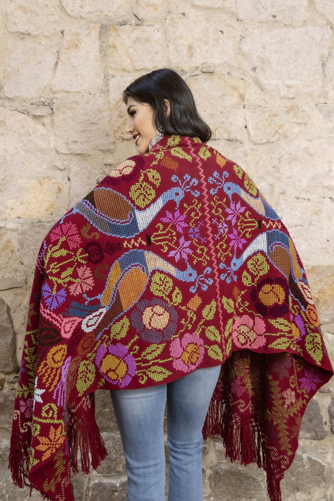 Rebozo Pavo Doble - Solei Store