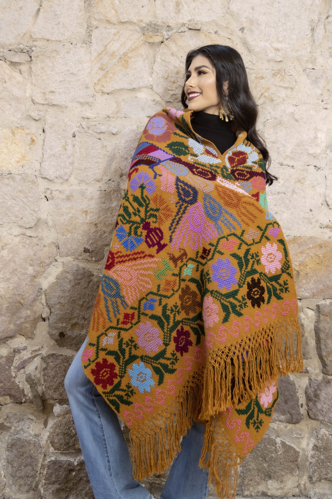Rebozo Pavo Doble - Solei Store