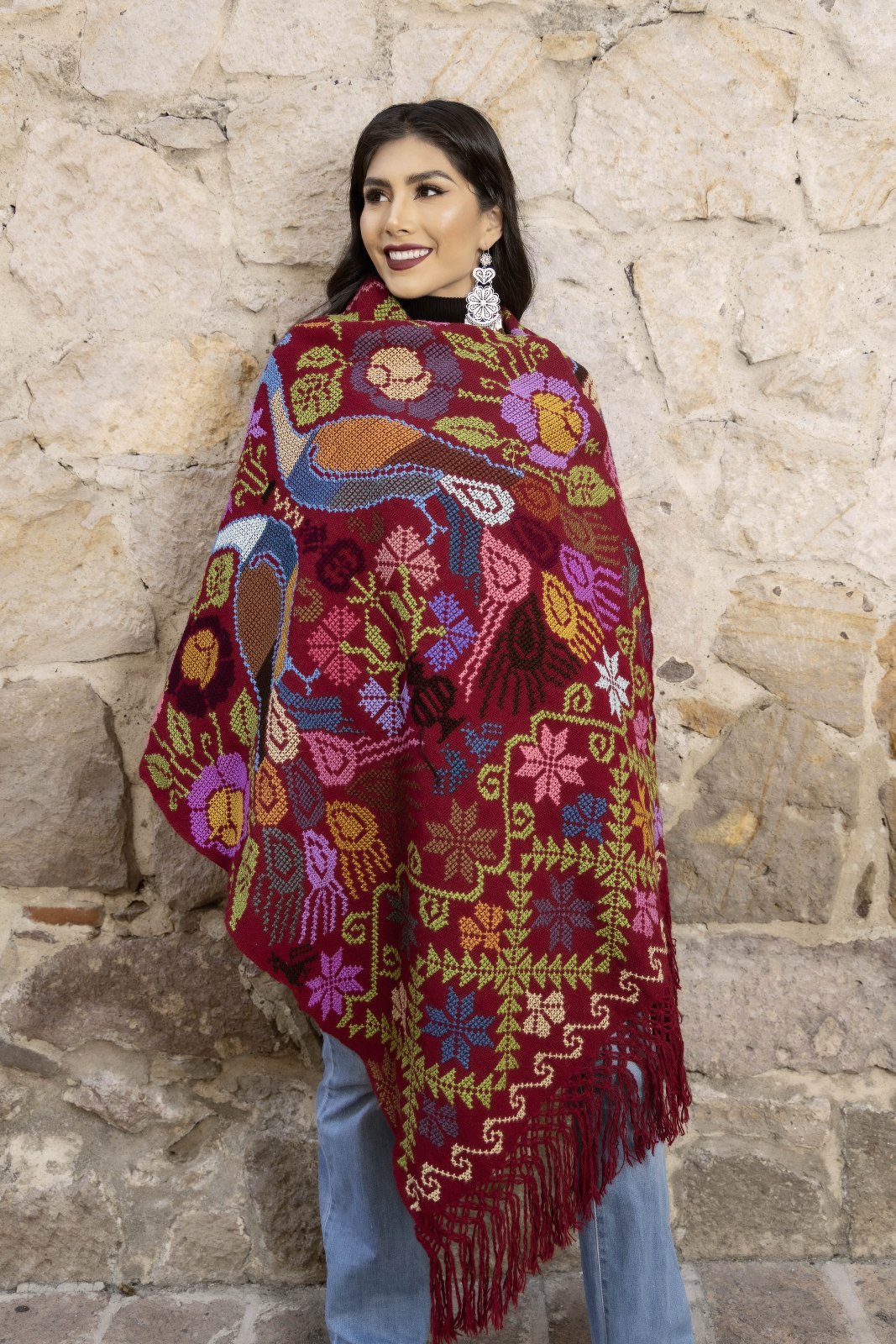 Rebozo Pavo Doble - Solei Store