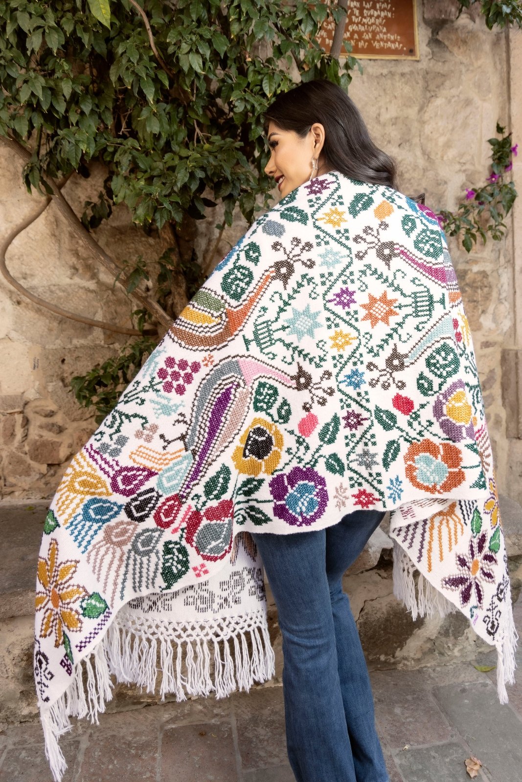 Rebozo Pavo Doble - Solei Store