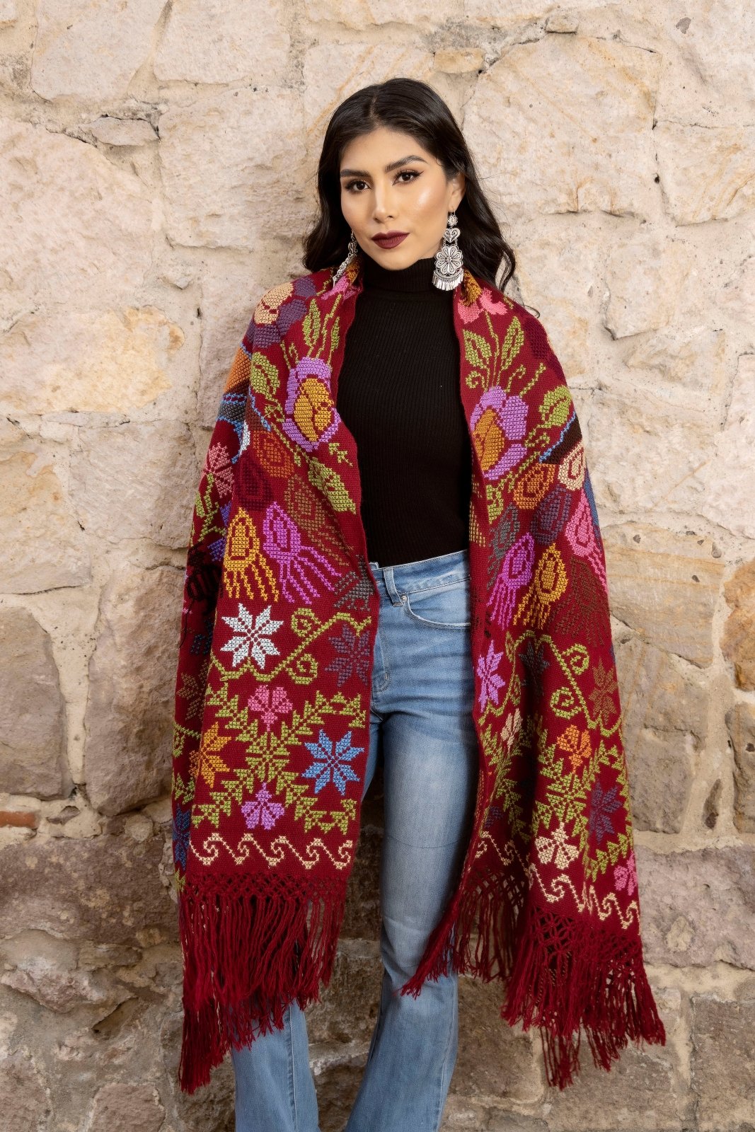 Rebozo Pavo Doble - Solei Store