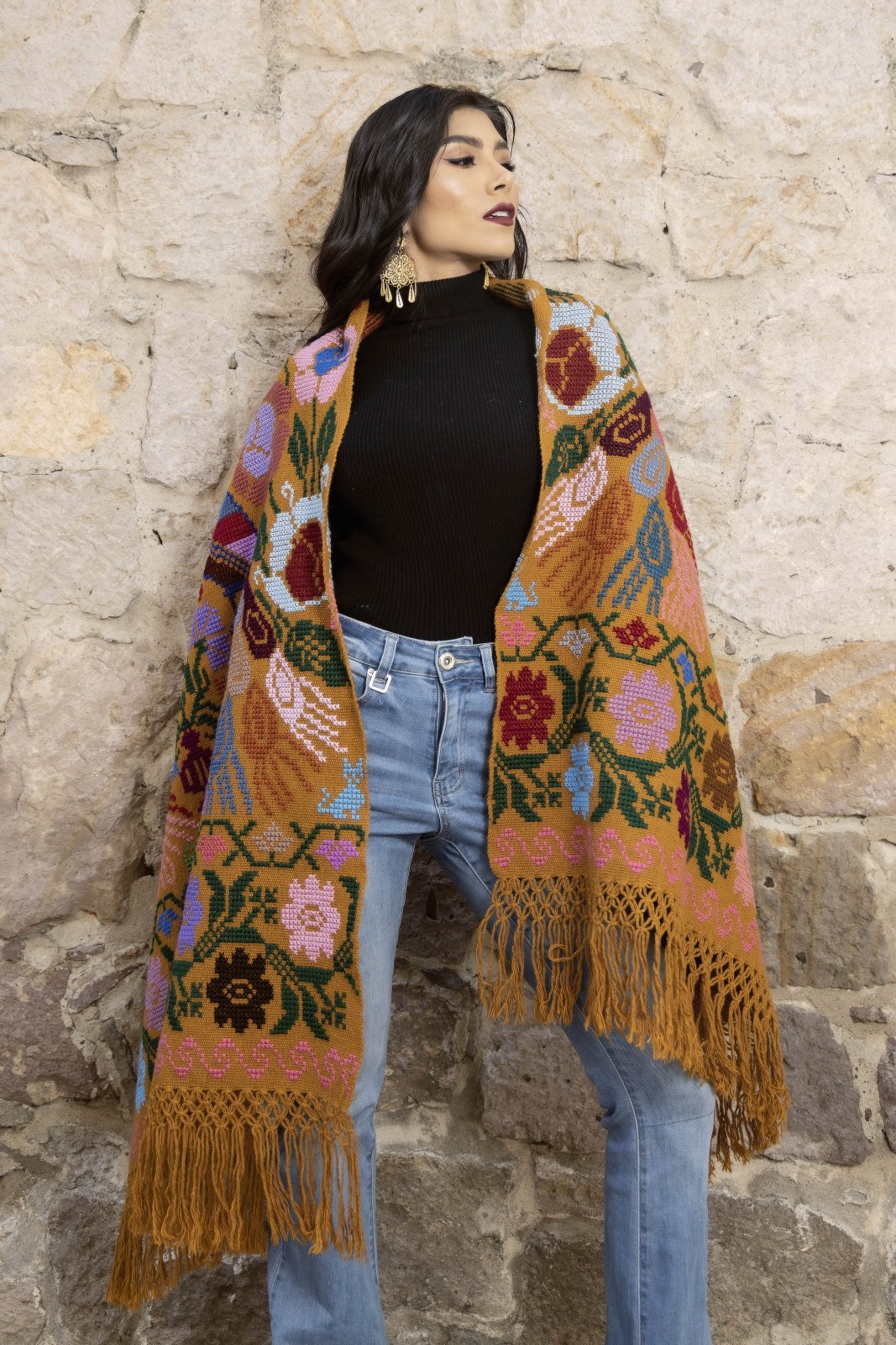 Rebozo Pavo Doble - Solei Store