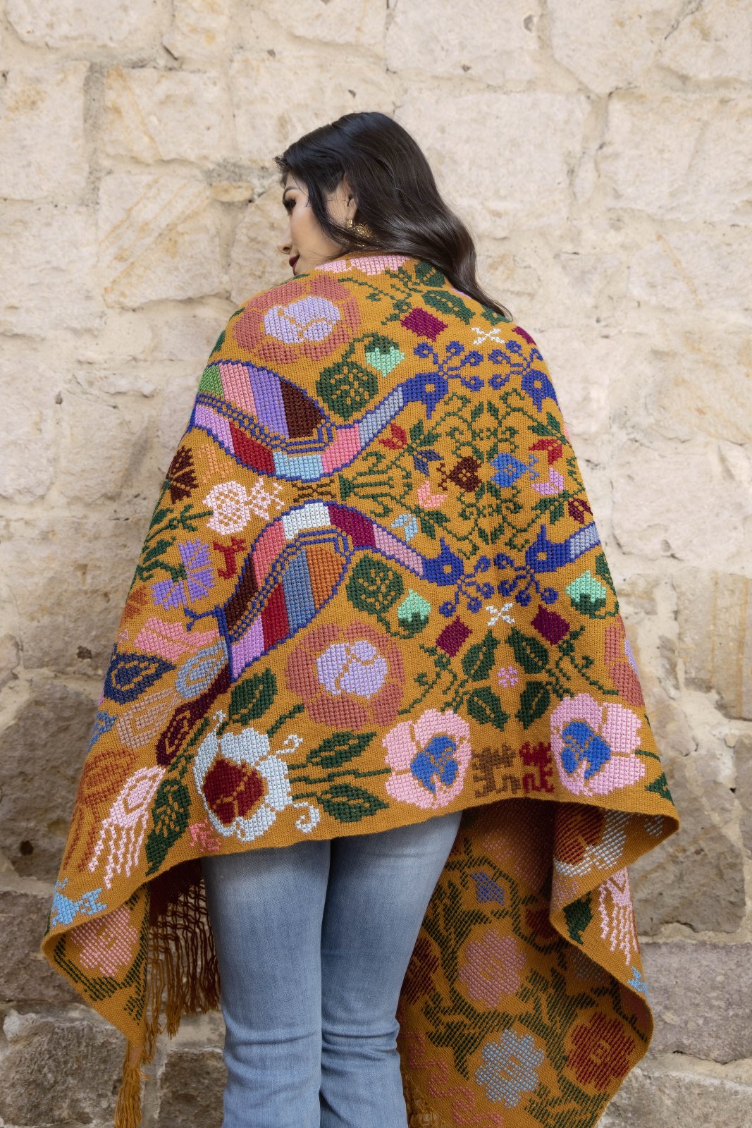 Rebozo Pavo Doble - Solei Store