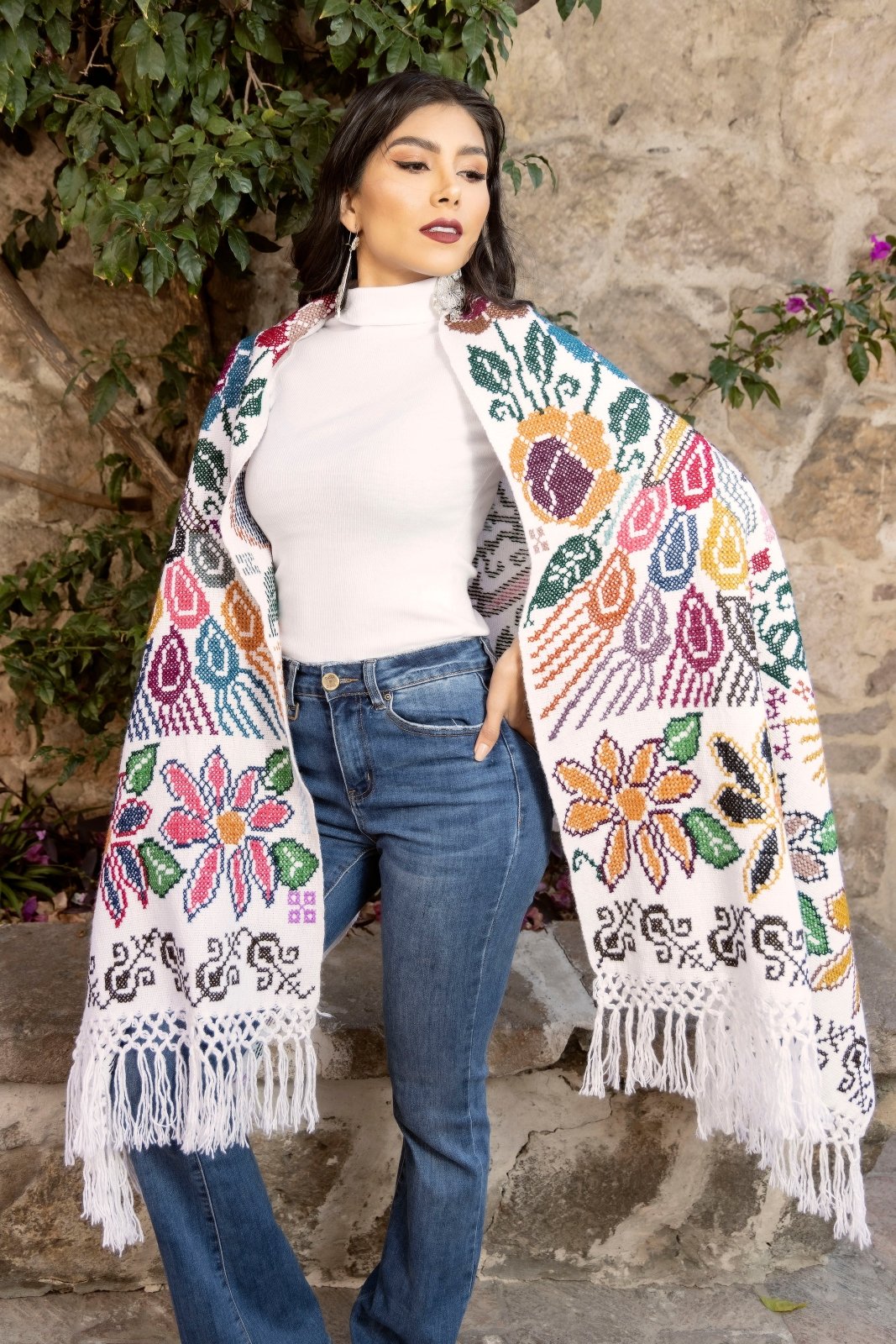 Rebozo Pavo Doble - Solei Store