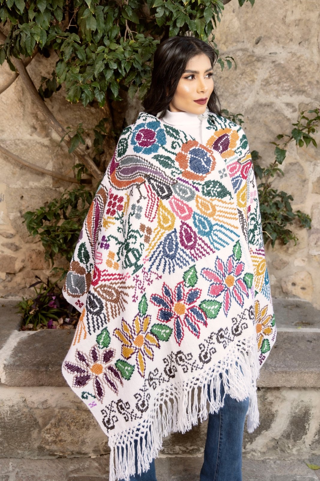 Rebozo Pavo Doble - Solei Store