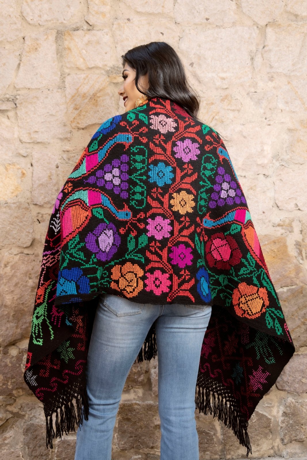 Rebozo Pavo Doble - Solei Store