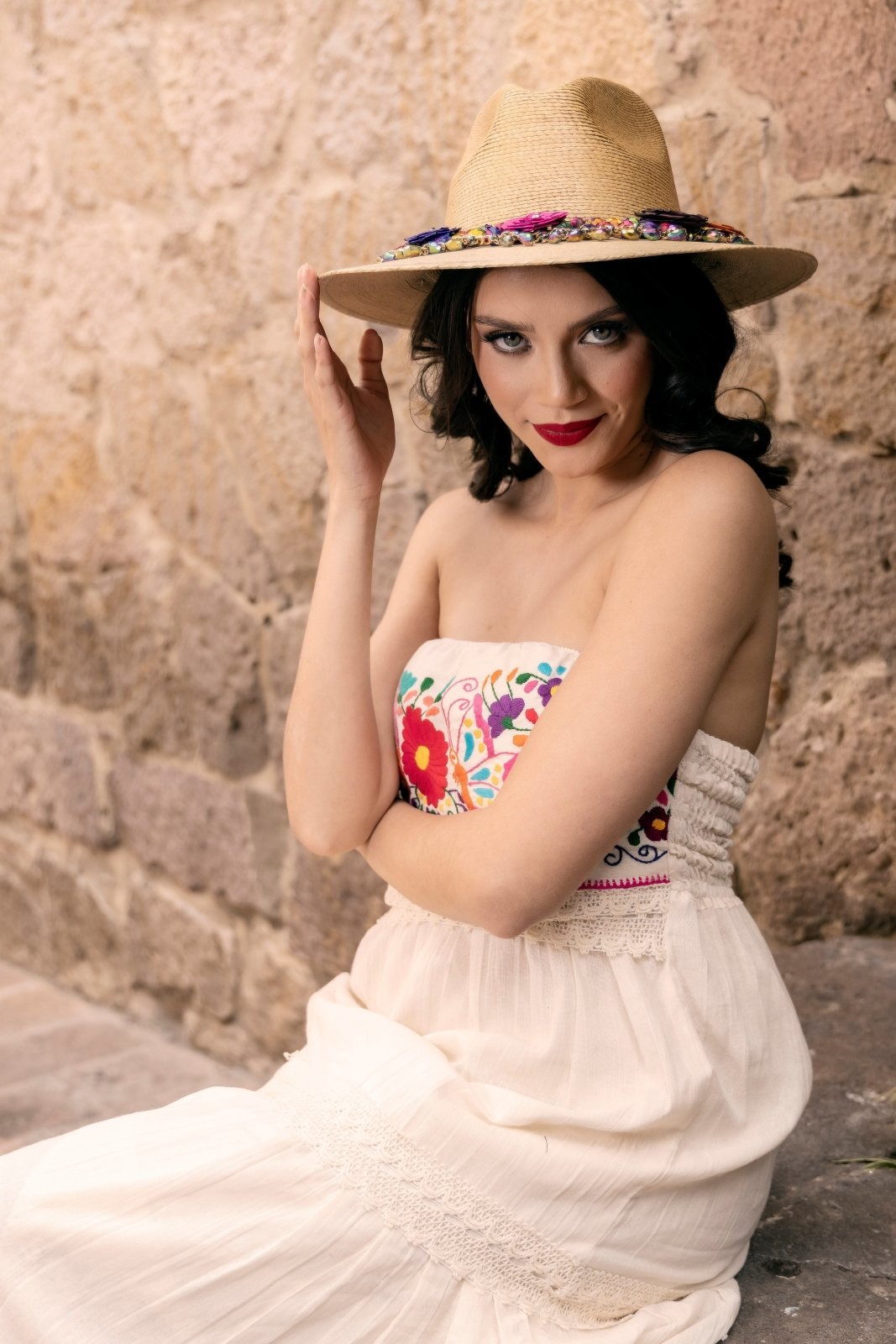 Sombrero Joana Multicolor - Solei Store
