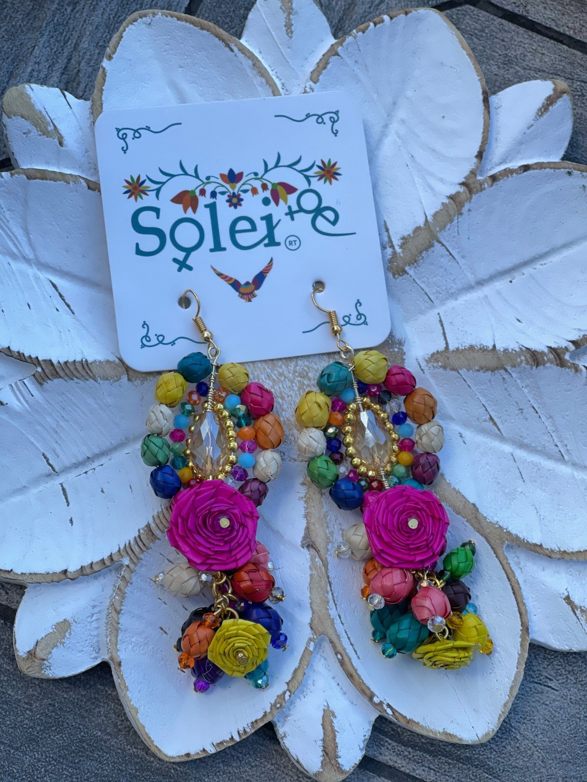 Zafira Multicolor Earrings - Solei Store