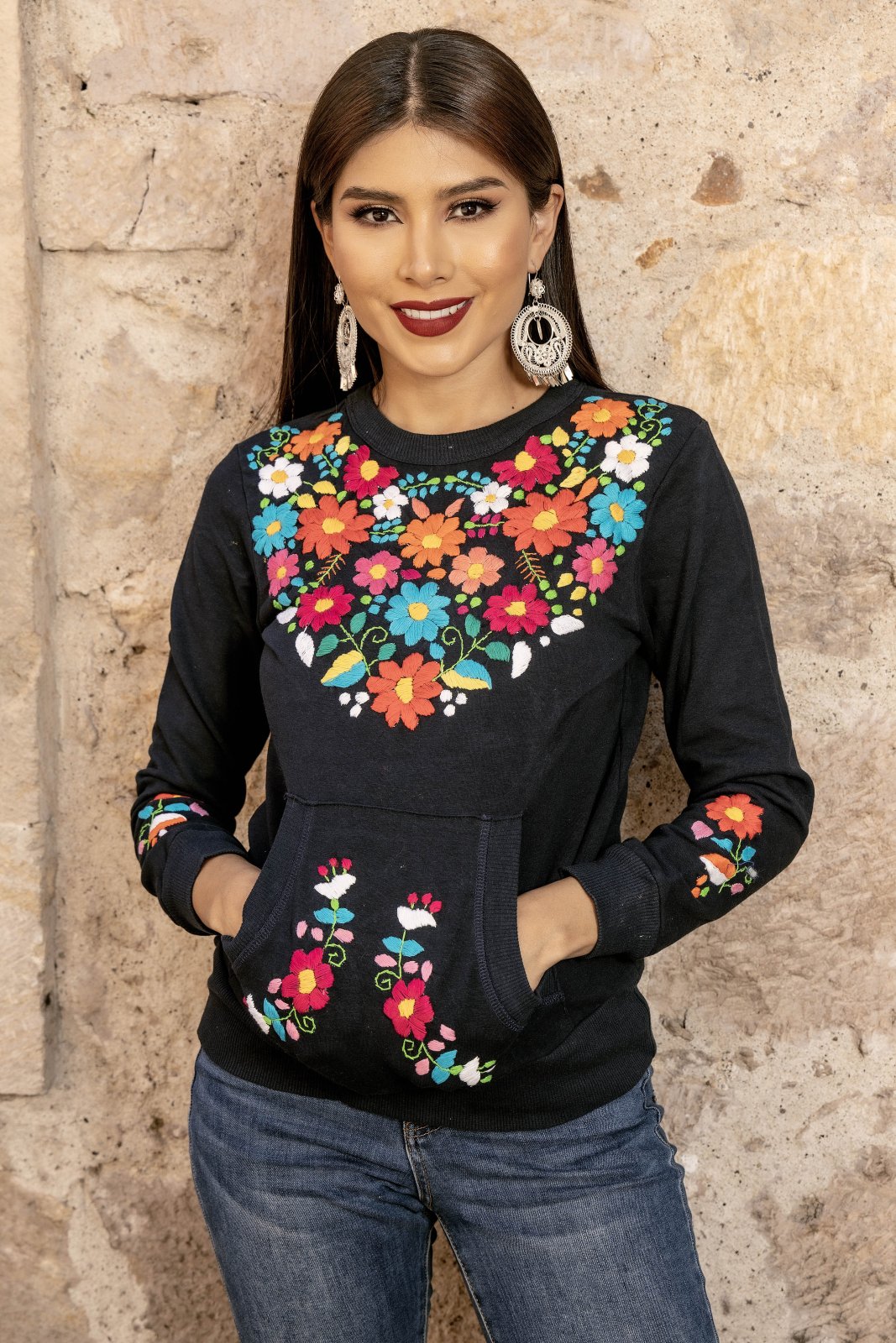 Fernanda Floral Sweatshirt - Solei Store