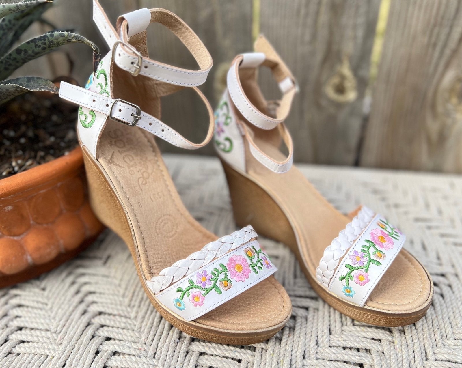 Galilea Embroidered Heels - Solei Store