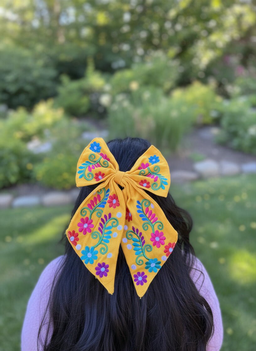 Moño Mexicano Bordado - Solei Store