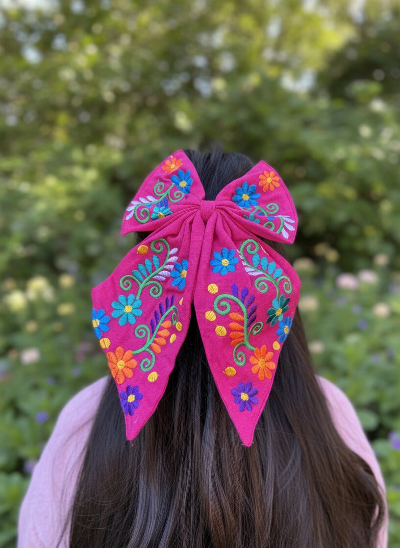 Moño Mexicano Bordado - Solei Store