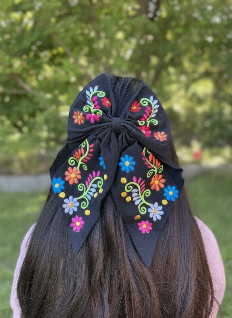 Moño Mexicano Bordado - Solei Store