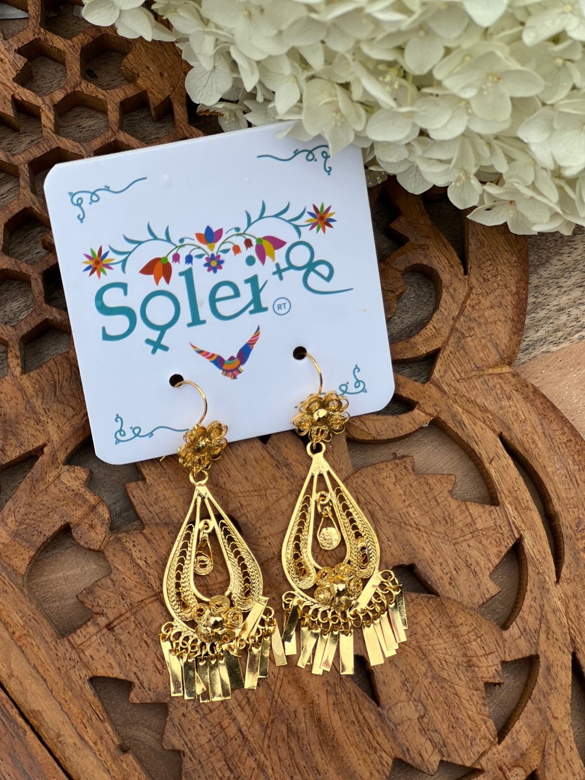 Pera Gota Filigree Earrings - Solei Store