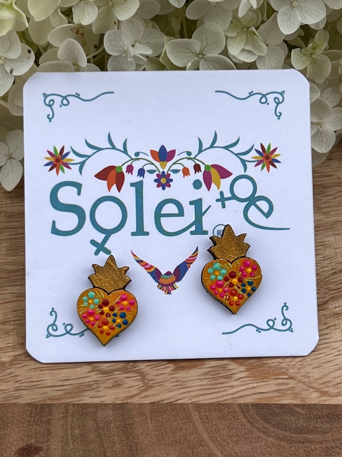 Sarahi Heart Earrings - Solei Store