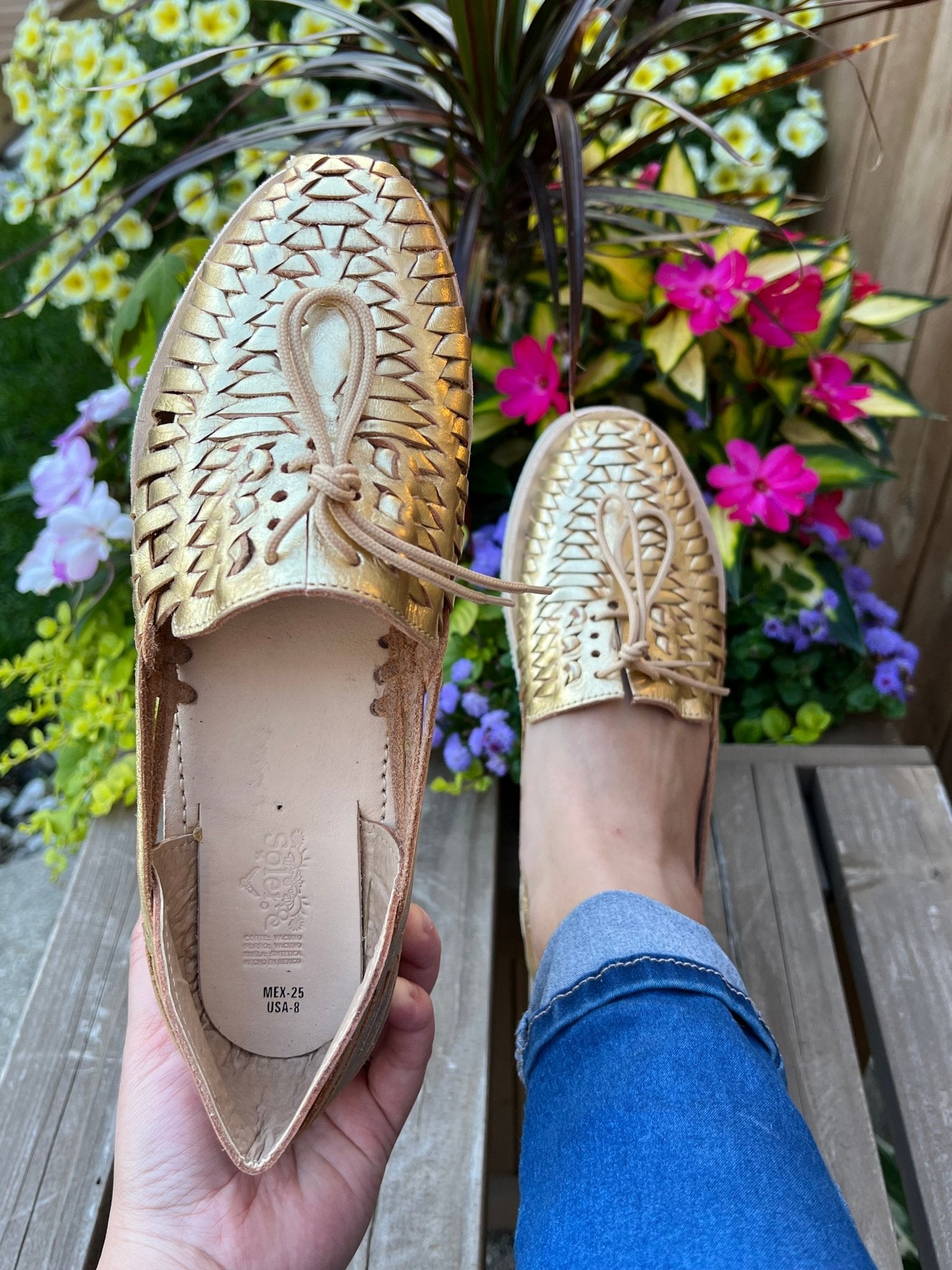 Artisanal Mexican Woven Leather Shoes. Eva Shoes. - Solei Store