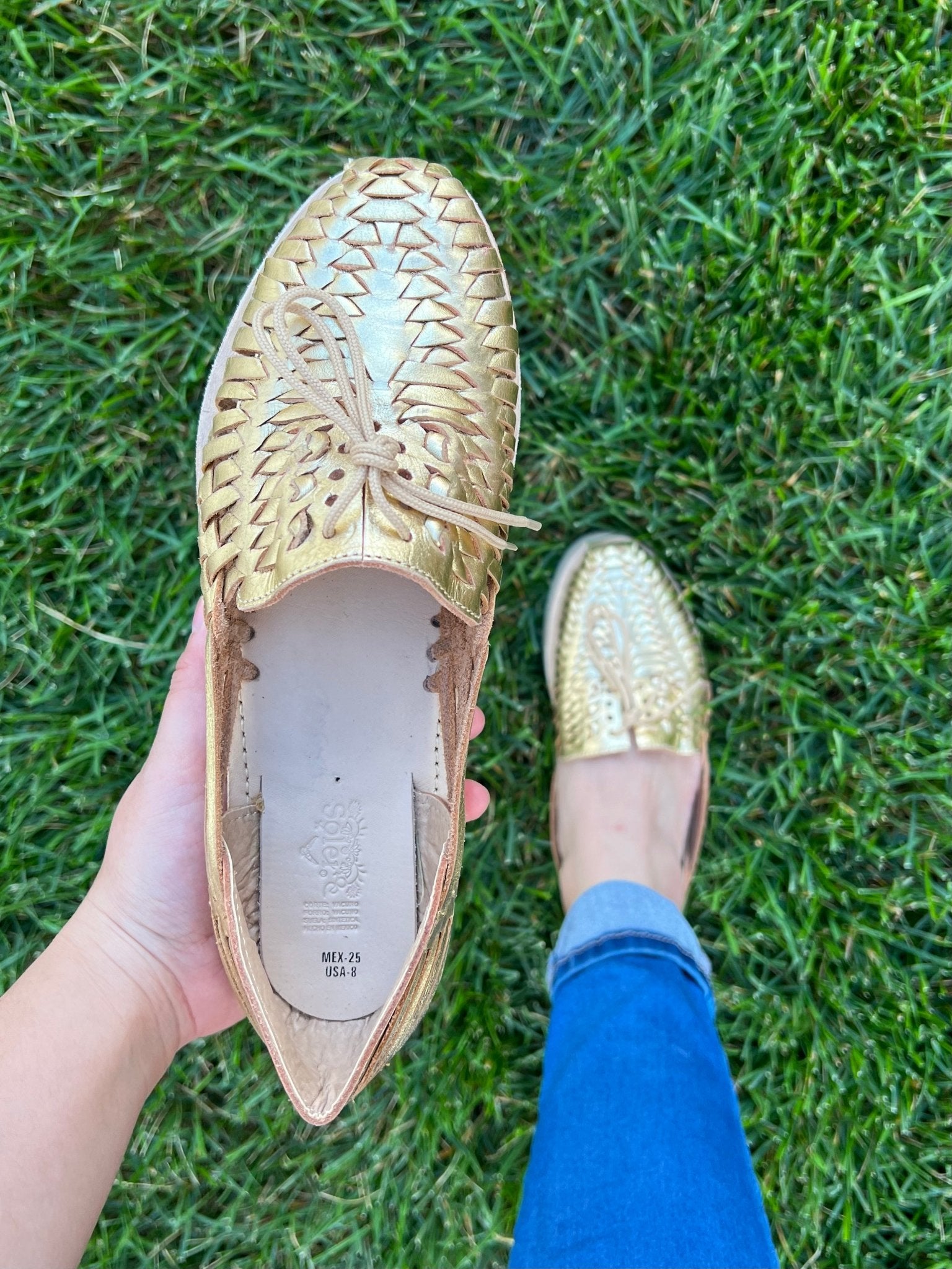 Artisanal Mexican Woven Leather Shoes. Eva Shoes. - Solei Store