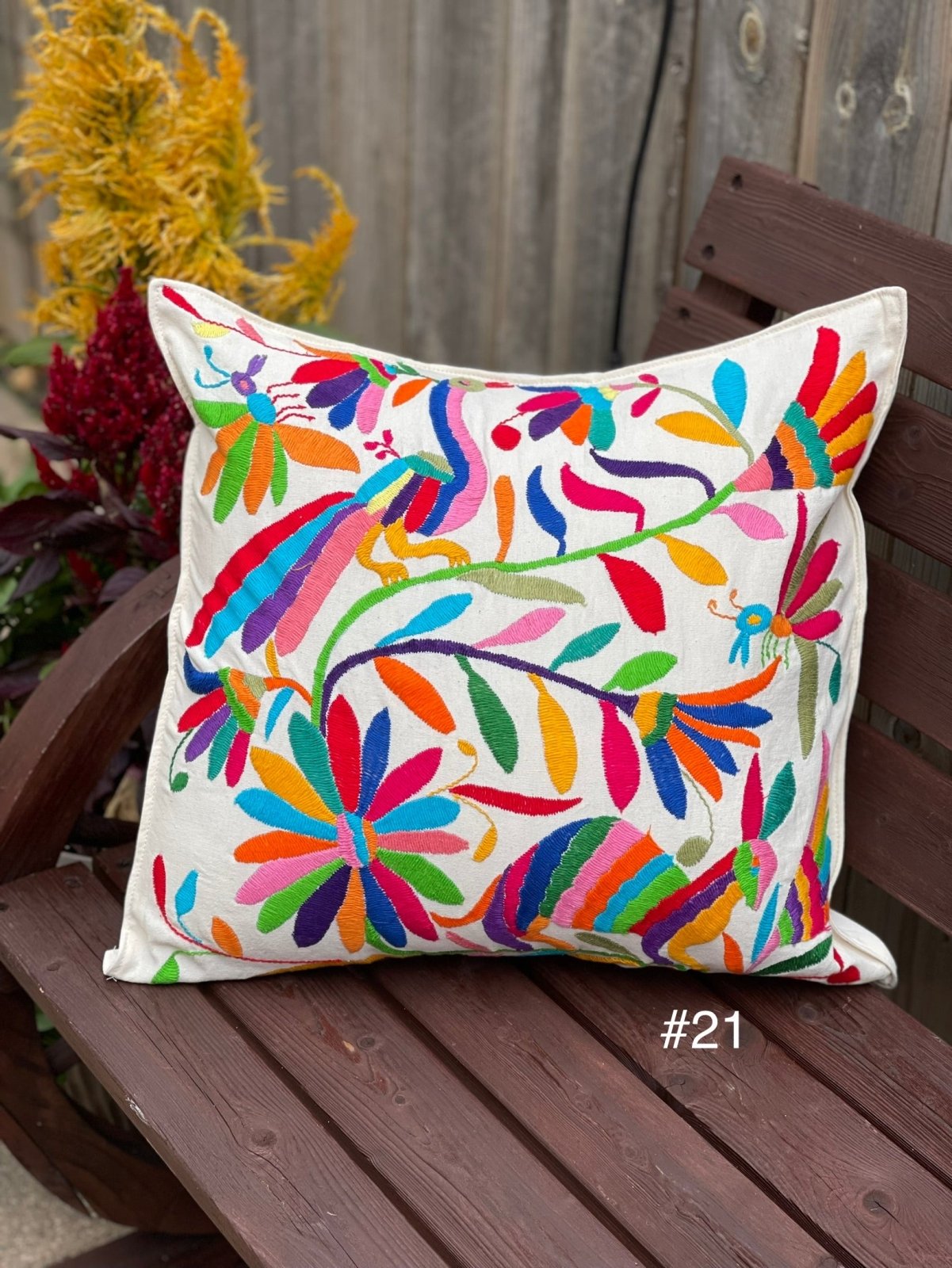 Artisanal Otomi Pillow Case - Solei Store