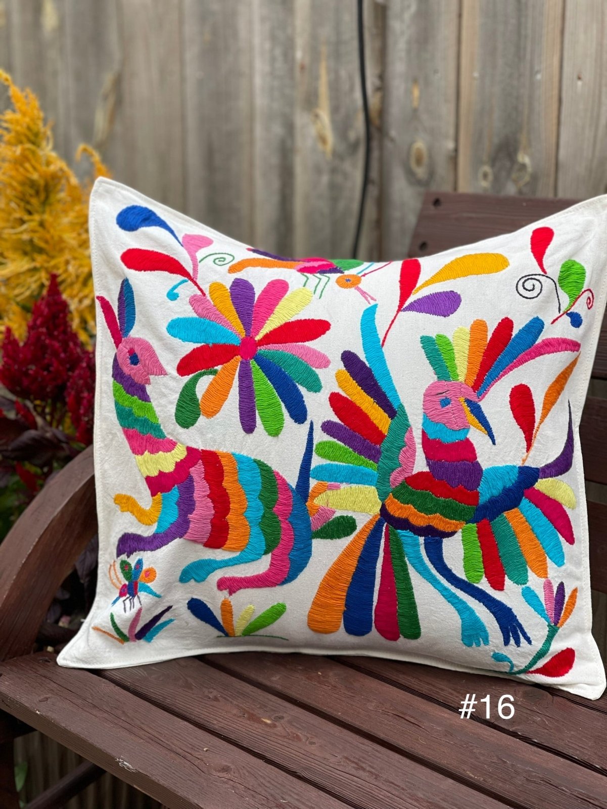 Artisanal Otomi Pillow Case - Solei Store