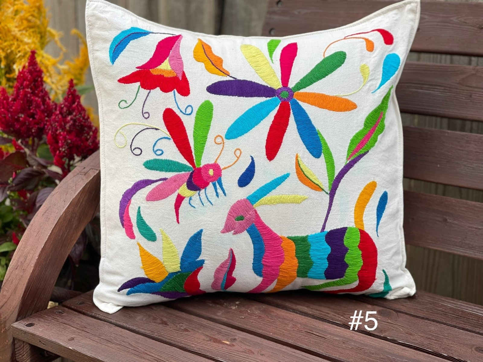 Artisanal Otomi Pillow Case - Solei Store