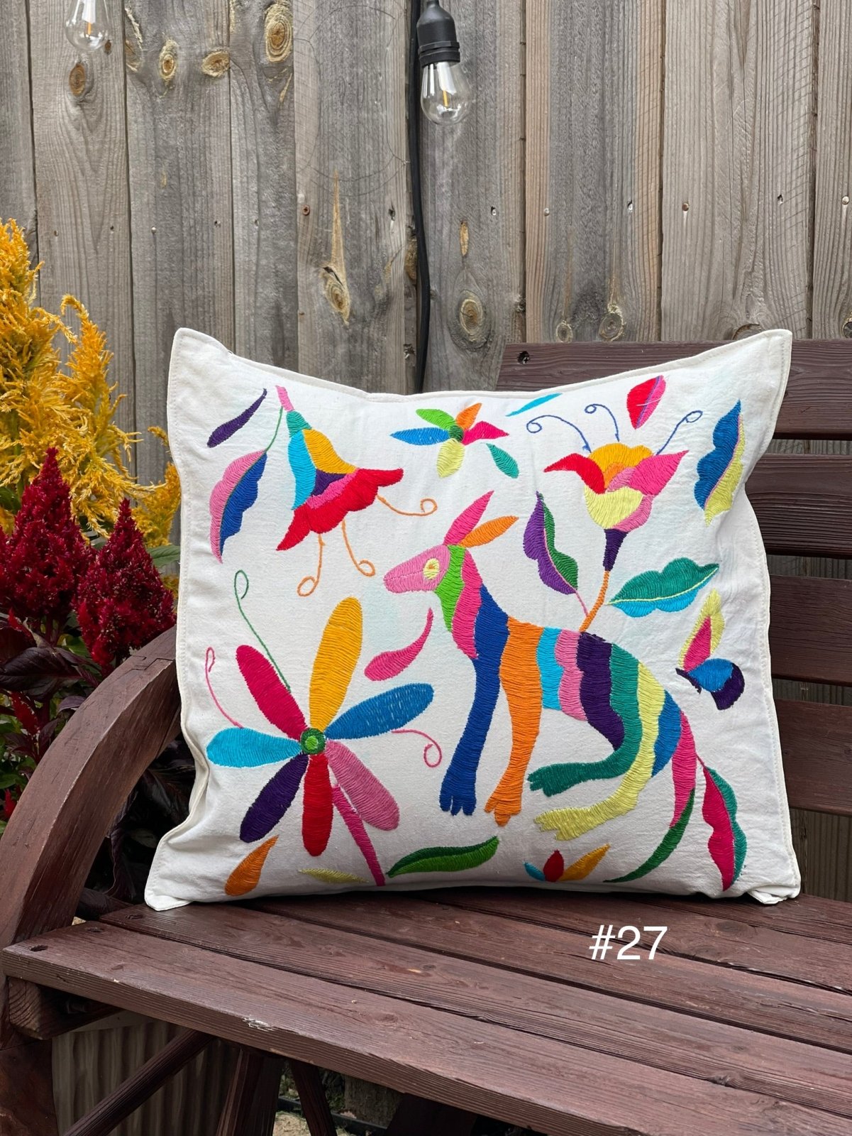 Artisanal Otomi Pillow Case - Solei Store