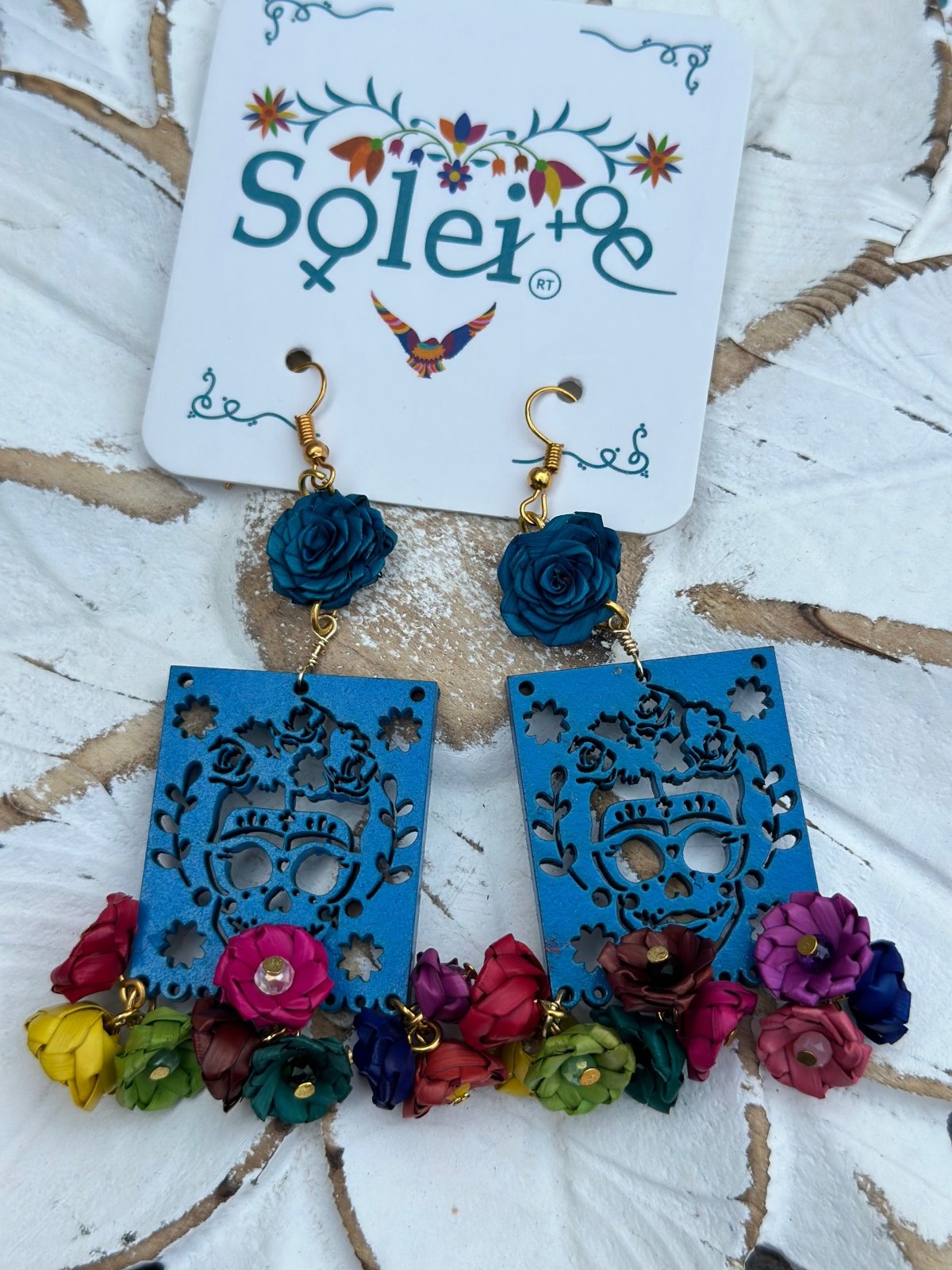 Frida Calavera Earrings - Solei Store