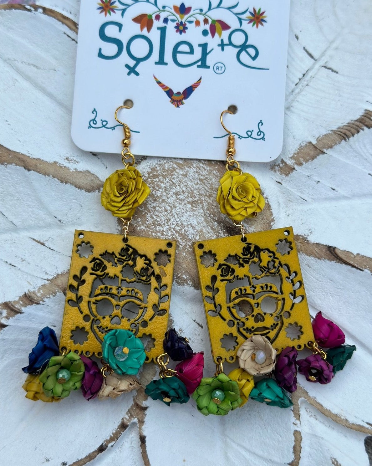 Frida Calavera Earrings - Solei Store