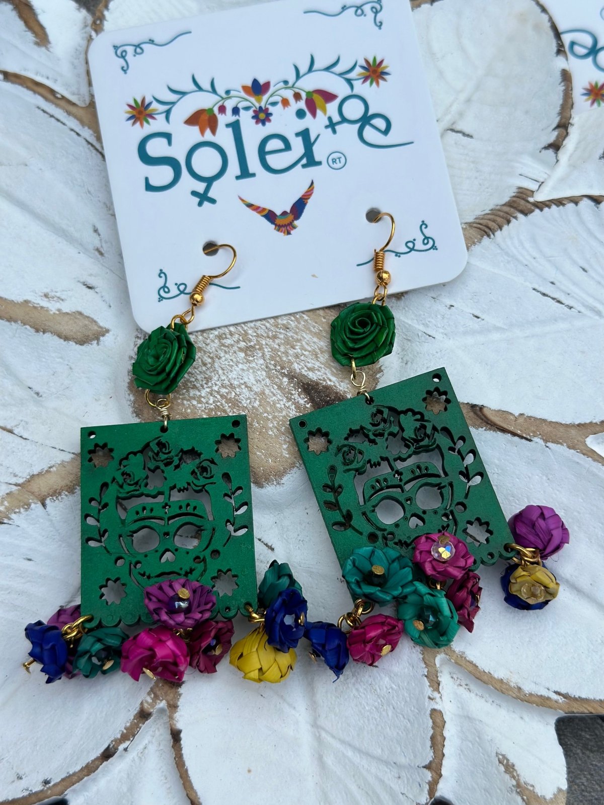 Frida Calavera Earrings - Solei Store