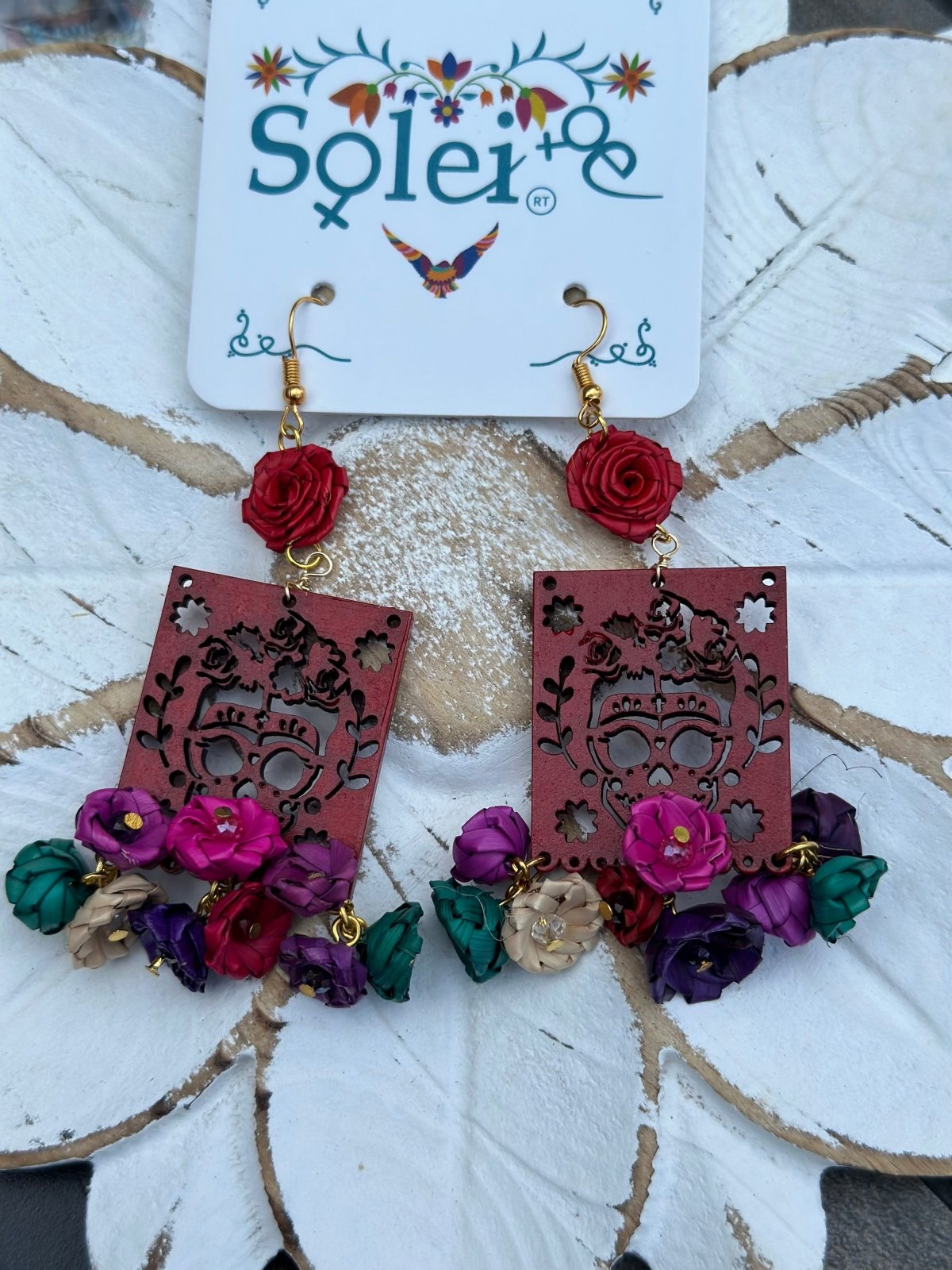 Frida Calavera Earrings - Solei Store