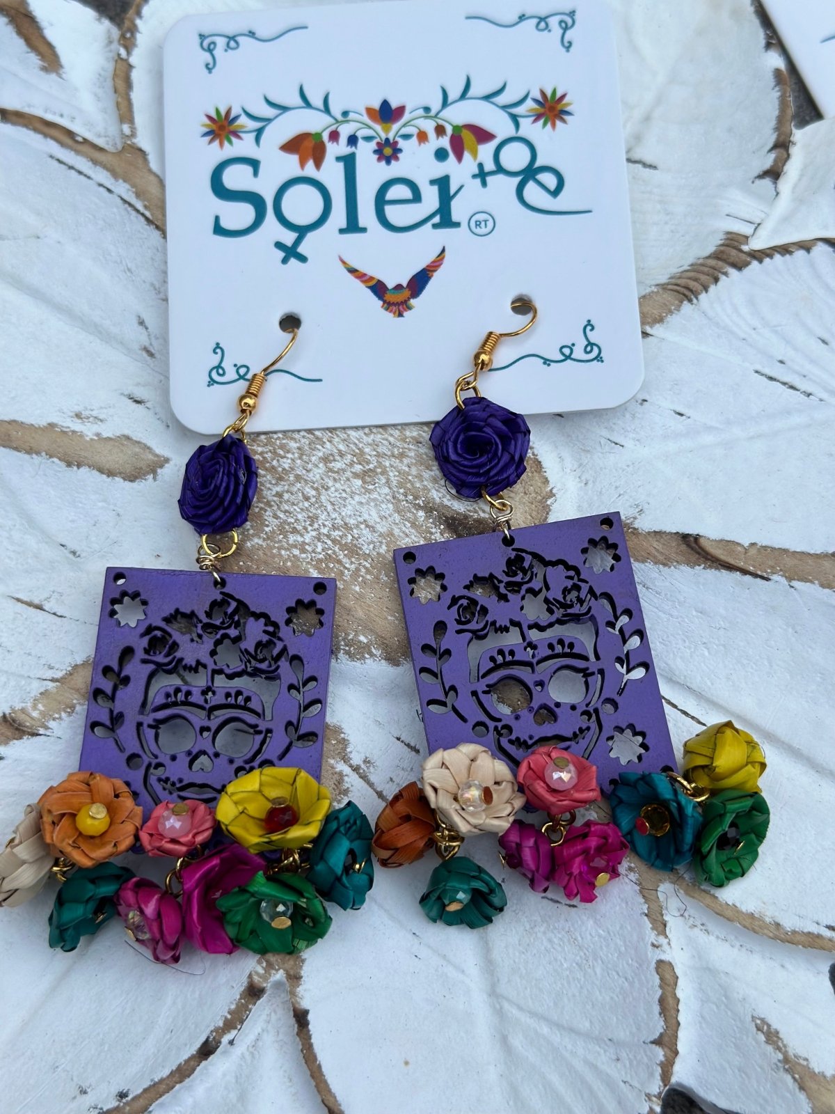 Frida Calavera Earrings - Solei Store