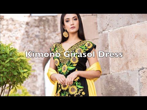 [新品] フラメンコ衣裳・Girasol・Made in Spain Kimono Girasol Mini Dress