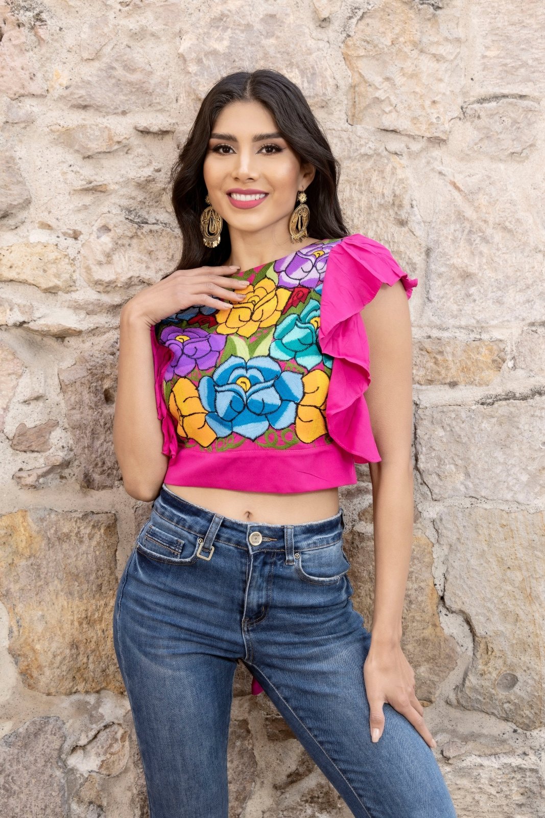 Layla Zinacatan Crop Top - Solei Store