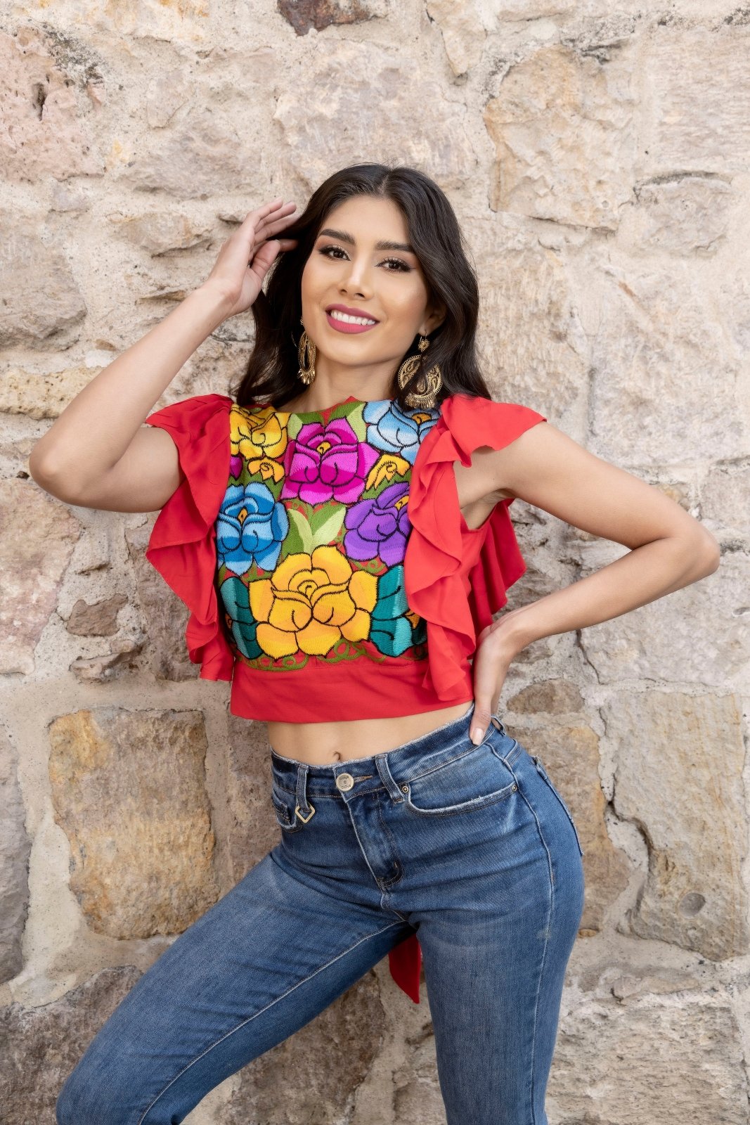 Layla Zinacatan Crop Top - Solei Store